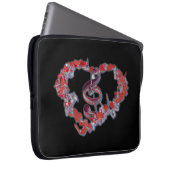 Liebe Herz-Musik-Symbol Laptopschutzhülle (Vorne Rechts)