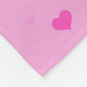 Liebe Herz - Nahtloses Muster 14 Fleecedecke (Ecke)