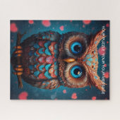 Liebe Herz Owl Puzzle (Horizontal)