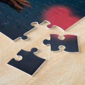 Liebe Herz Owl Puzzle (Seite)