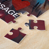 Liebe Herz Owl Puzzle (Seite)