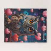 Liebe Herz Owl Puzzle (Horizontal)