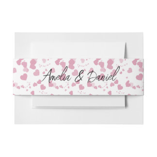 Liebe Herz Personalisiert Hochzeit Einladungsbanderole