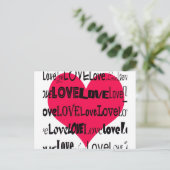Liebe Herz Postkarte (Stehend Vorderseite)