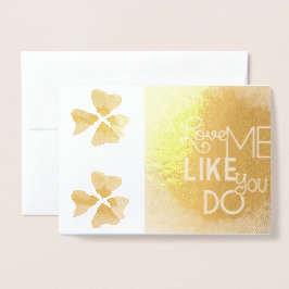 Liebe Herz Romantische Kiss Liebe Schicksal Schick Folienkarte