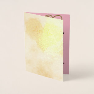 Liebe Herz Romantische Kiss Liebe Schicksal Schick Folienkarte