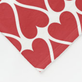 Liebe-Herz-romantischen Fleecedecke (Ecke)