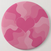 Liebe Herz - Rosa Button (Vorderseite)