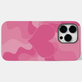 Liebe Herz - Rosa Case-Mate iPhone Hülle (Rückseite (Horizontal))