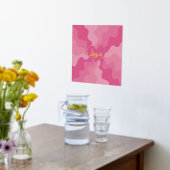 Liebe Herz - Rosa Foliendrucke (Ablage(Küche))