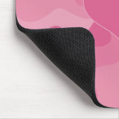Liebe Herz - Rosa Mousepad (Ecke)