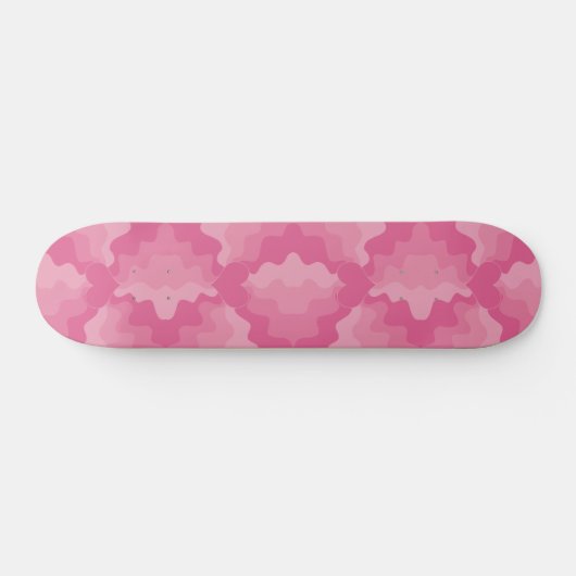 Liebe Herz - Rosa Skateboard (Horizontal)