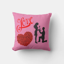 Liebe Herz Rosa Wohngestaltung Kissen Kissen