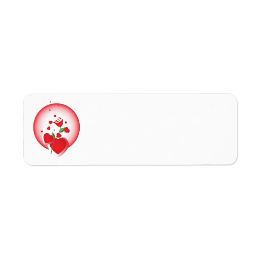 Liebe Herz Runde 23431661 ETIKETT (Vorne)