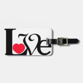 Liebe-Herz sagen Gepäck-Umbau Gepäckanhänger (Vorderseite horizontal)