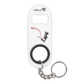 Liebe Herz Schlüsselanhänger Flaschenöffner (Rückseite)