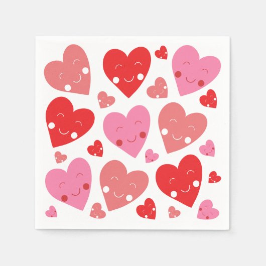 Liebe Herz Serviette (Vorderseite)