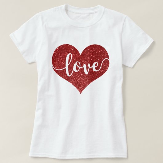 Liebe - Herz T-Shirt (Design vorne)