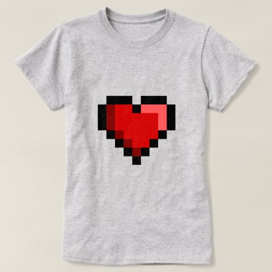 Liebe Herz T-Shirt (Design vorne)