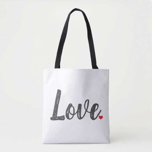 LIEBE HERZ TASCHE (Vorderseite)