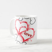 Liebe Herz Tasse (Vorderseite Links)