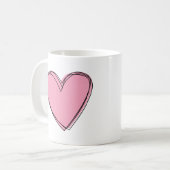Liebe Herz Tasse (Vorderseite Links)