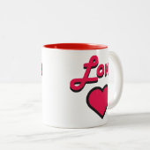 Liebe Herz Tasse (VorderseiteRechts)
