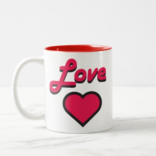 Liebe Herz Tasse (Links)