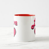 Liebe Herz Tasse (Mittel)