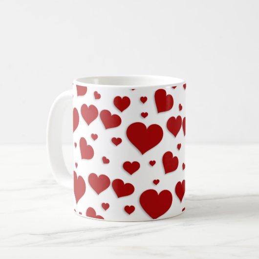 Liebe-Herz-Tasse Kaffeetasse (Vorderseite Links)