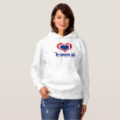 Liebe [Herz] Thailand ♦ Thai-Sprachschrift ♦ Hoodie (Vorne ganz)