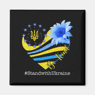 Liebe Herz Ukraine ist freundlich zu Ukraine Ukra Magnet