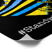 Liebe Herz Ukraine ist freundlich zu Ukraine Ukra Poster (Ecke)