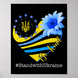 Liebe Herz Ukraine ist freundlich zu Ukraine Ukra Poster