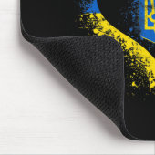 Liebe Herz Ukraine ukrainische Flagge Stand mit de Mousepad (Ecke)
