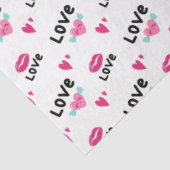 Liebe Herz und Lippen Seidenpapier (Ausschnitt)