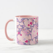 Liebe Herz und Rose Tasse (Links)