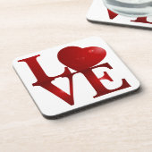 Liebe Herz Untersetzer (Linke Seite)