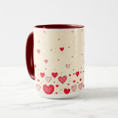 Liebe, Herz, Valentine, Hochzeit - Tasse, Cup Tasse (Vorderseite Links)