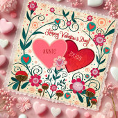 Liebe Herz Valentine Maßgeschneiderte Namen Fotoplatte