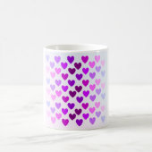 Liebe Herz Valentine romantische monochrome Kaffeetasse (Mittel)