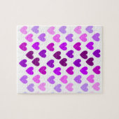 Liebe Herz Valentine romantische monochrome Puzzle (Horizontal)