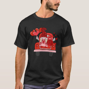 LIEBE Herz Valentinstag Gnome Couple Truck Vale T-Shirt