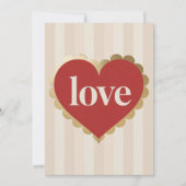 Liebe Herz Valentinstag Karte (Vorderseite)