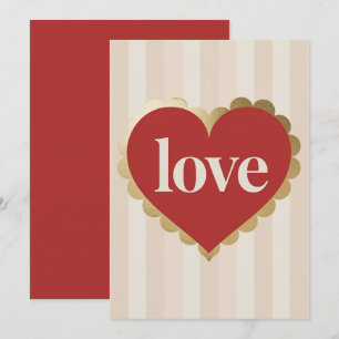 Liebe Herz Valentinstag Karte