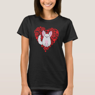Liebe Herz Valentinstag Rose Chinchilla Boys K T-Shirt