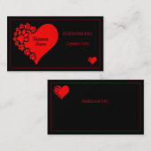 Liebe Herz Visitenkarte (Vorne/Hinten)