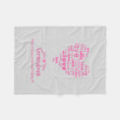 Liebe-Herz "wir Liebe Sie" irgendeine Farbe Fleecedecke (Vorderseite (Horizontal))