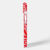 Liebe Herz Wortart mit Fotovorlage Case-Mate iPhone Hülle (Rückseite / Links)