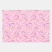 Liebe Herz, XOXO Geschenkpapier Set (Vorderseite 2)